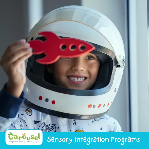 cot-ser4 ot kids - child playing astronaut
